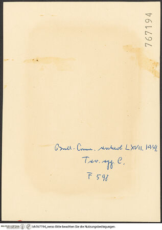 Rückseite von bh767194_recto