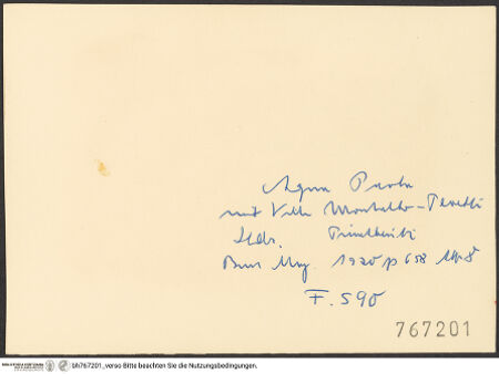 Rückseite von bh767201_recto