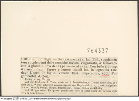 Rückseite von bh767337_recto