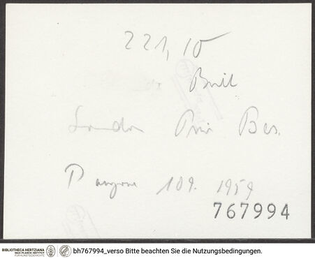 Rückseite von bh767994_recto