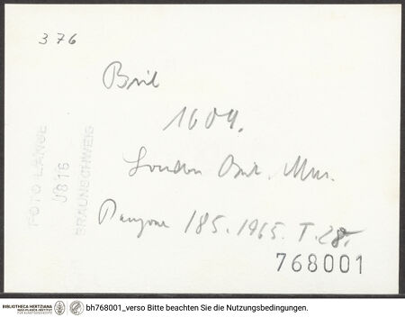 Rückseite von bh768001_recto