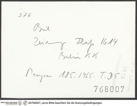 Rückseite von bh768007_recto
