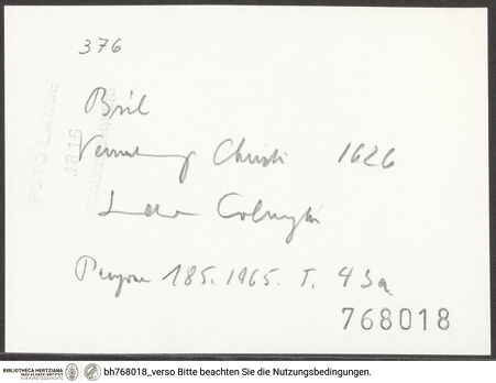 Rückseite von bh768018_recto