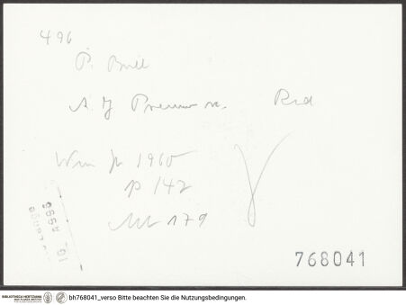 Rückseite von bh768041_recto