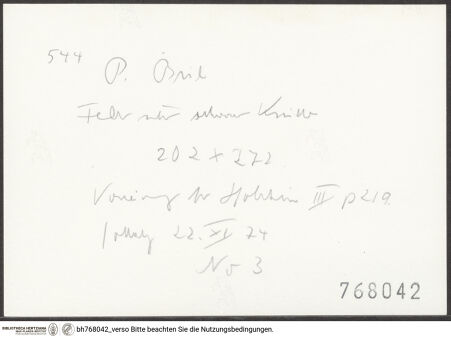 Rückseite von bh768042_recto