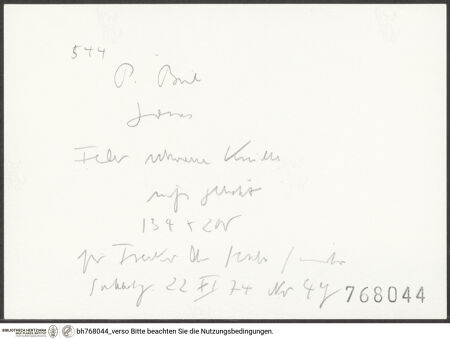 Rückseite von bh768044_recto