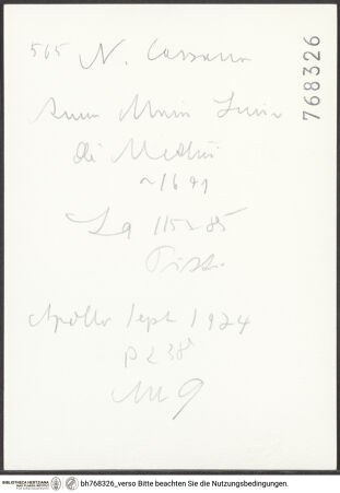 Rückseite von bh768326_recto