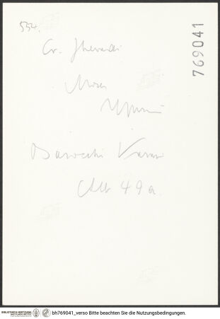 Rückseite von bh769041_recto