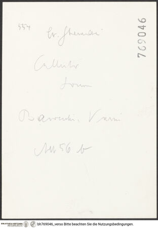 Rückseite von bh769046_recto