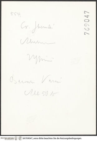 Rückseite von bh769047_recto