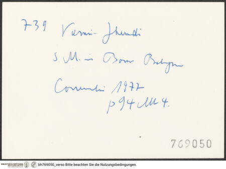 Rückseite von bh769050_recto