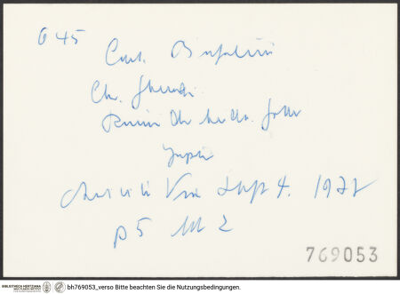 Rückseite von bh769053_recto