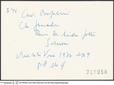 Rückseite von bh769058_recto