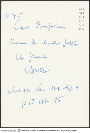 Rückseite von bh769065_recto