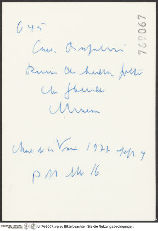 Rückseite von bh769067_recto