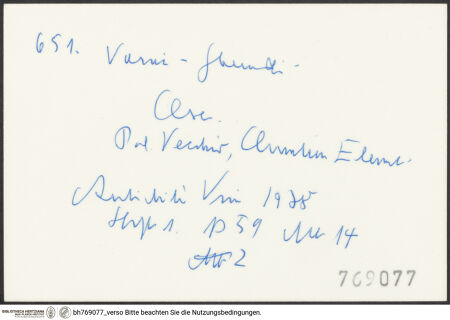 Rückseite von bh769077_recto