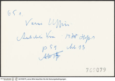 Rückseite von bh769079_recto