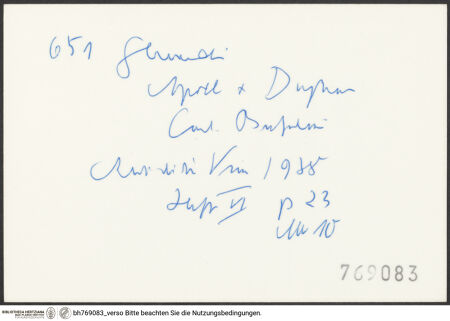 Rückseite von bh769083_recto