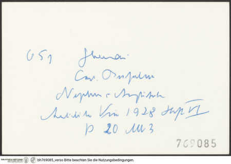 Rückseite von bh769085_recto