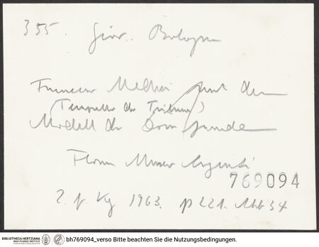 Rückseite von bh769094_recto