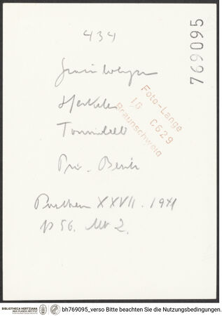 Rückseite von bh769095_recto