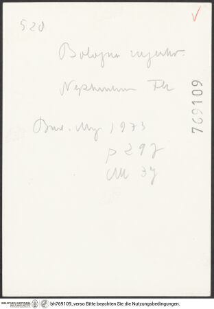 Rückseite von bh769109_recto