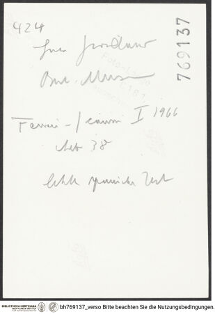 Rückseite von bh769137_recto