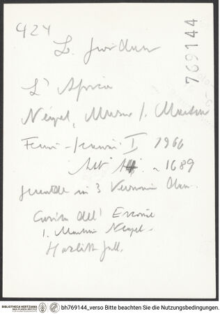 Rückseite von bh769144_recto