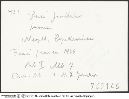 Rückseite von bh769146_recto