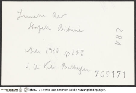 Rückseite von bh769171_recto