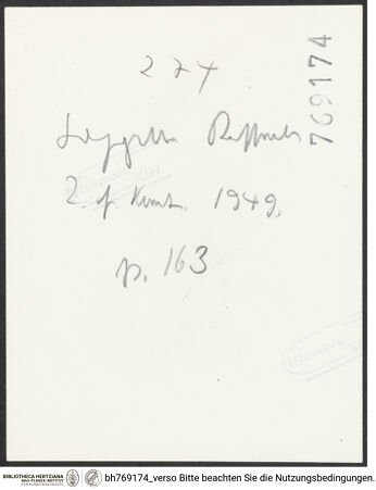 Rückseite von bh769174_recto