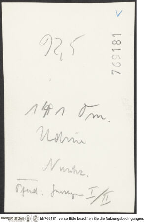 Rückseite von bh769181_recto