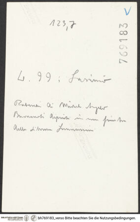Rückseite von bh769183_recto