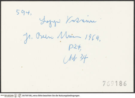 Rückseite von bh769186_recto