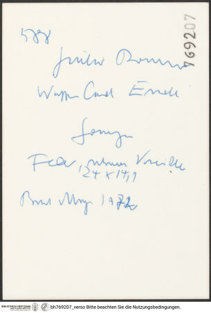 Rückseite von bh769207_recto