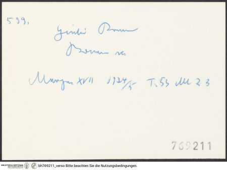 Rückseite von bh769211_recto