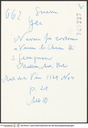 Rückseite von bh769227_recto