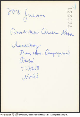 Rückseite von bh769231_recto