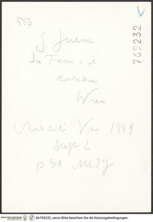 Rückseite von bh769232_recto