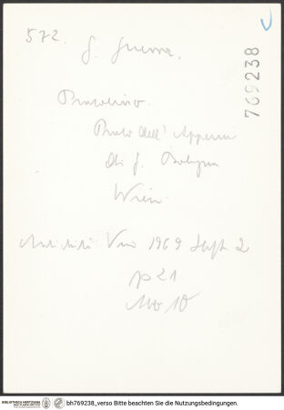 Rückseite von bh769238_recto