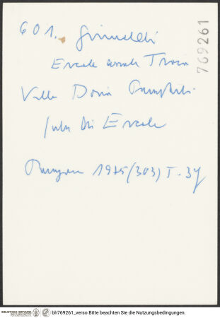 Rückseite von bh769261_recto