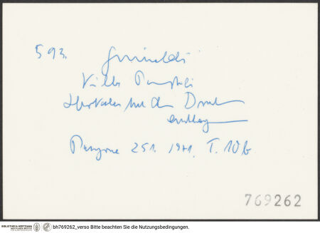 Rückseite von bh769262_recto