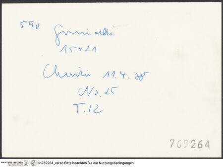 Rückseite von bh769264_recto