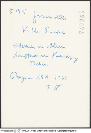 Rückseite von bh769265_recto