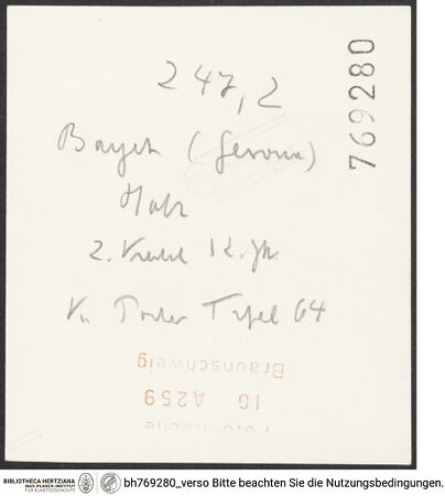 Rückseite von bh769280_recto