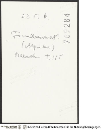 Rückseite von bh769284_recto