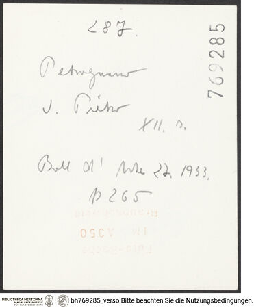 Rückseite von bh769285_recto