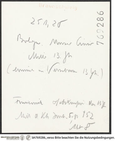 Rückseite von bh769286_recto