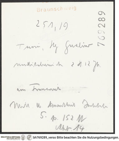 Rückseite von bh769289_recto