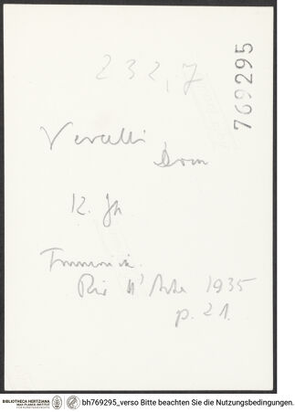 Rückseite von bh769295_recto